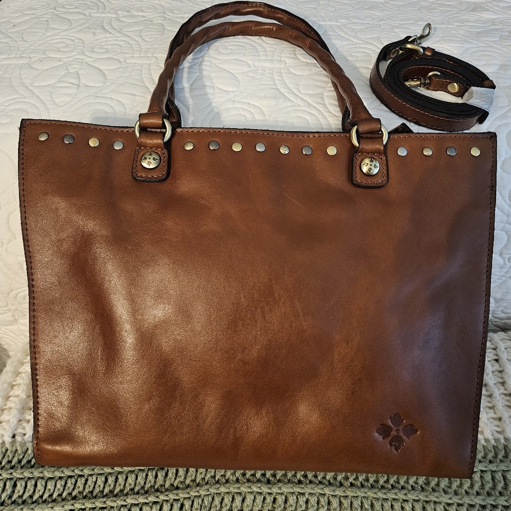Patricia Nash Distressed Vintage Leather Zacona Handbag - Picture 4 of 12